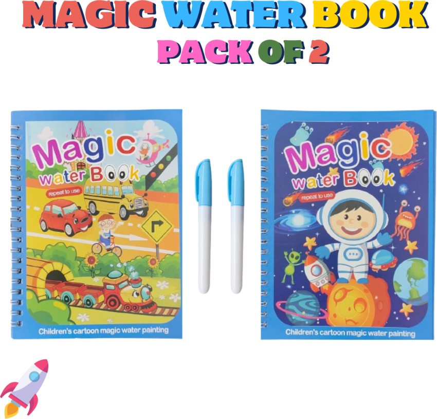 Reusable Magic WATER Book + Doodle pen